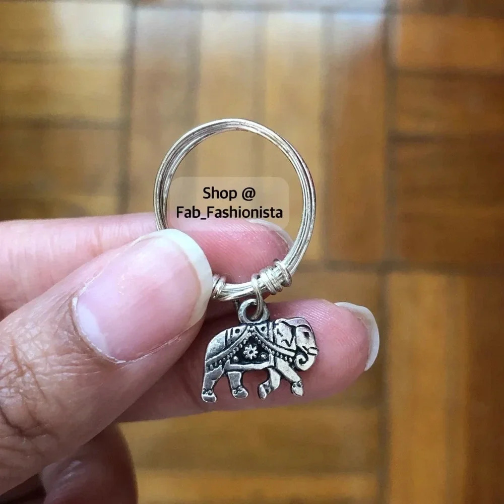Sterling Silver elephant ring
